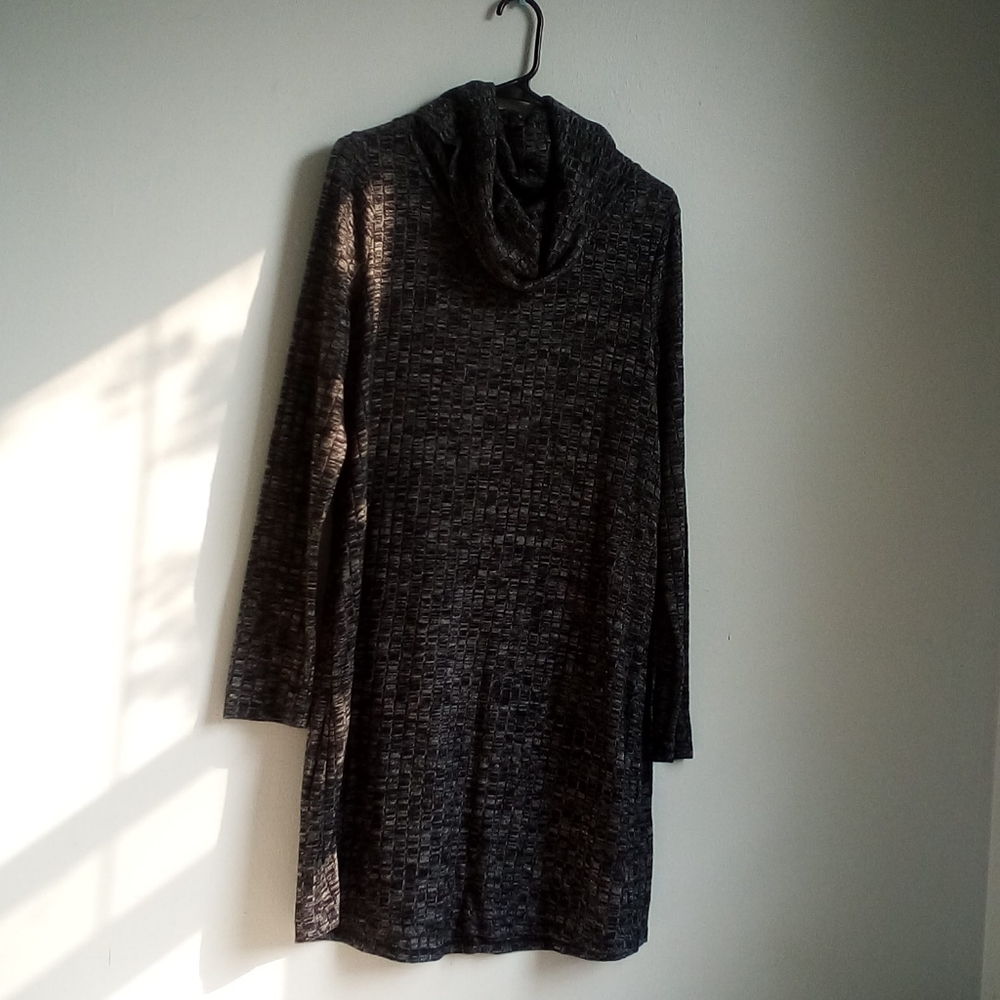 Turtleneck sweater dress